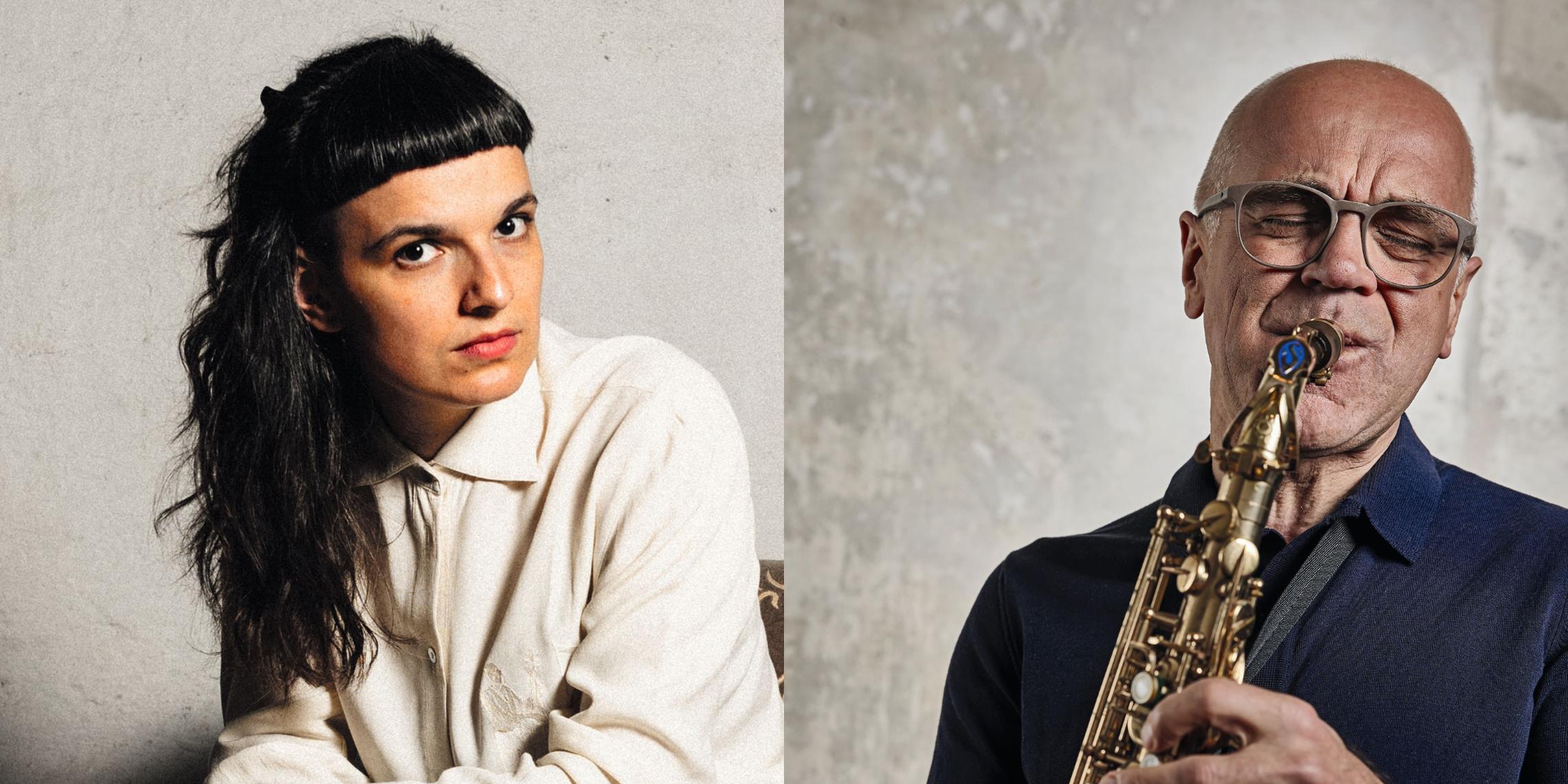 Pianistin Olga Reznichenko und Saxophonist Peter Materna