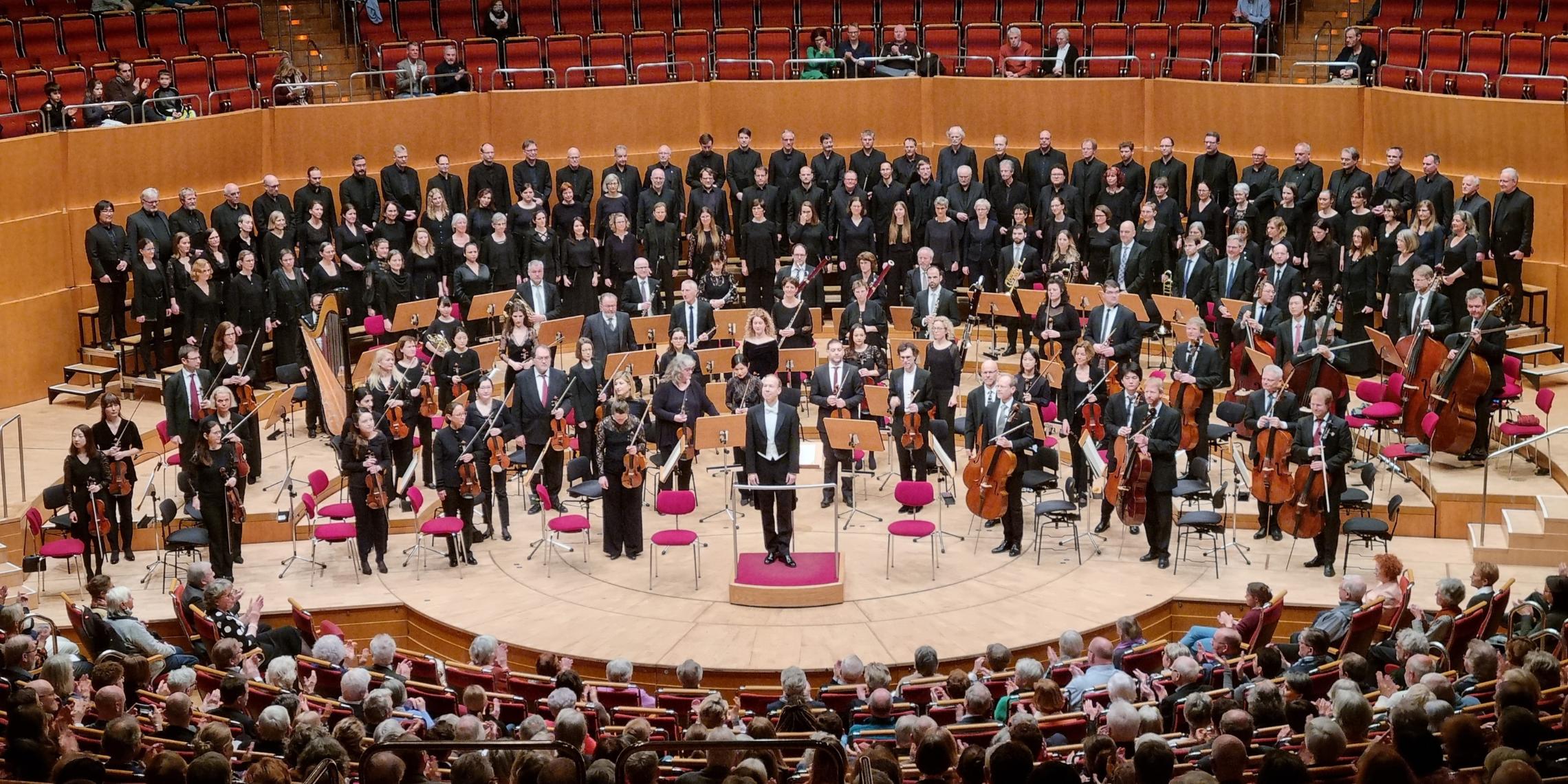 Bonner Kammerchor und Kölner Kantorei im März 2023 in der Kölner Philharmonie