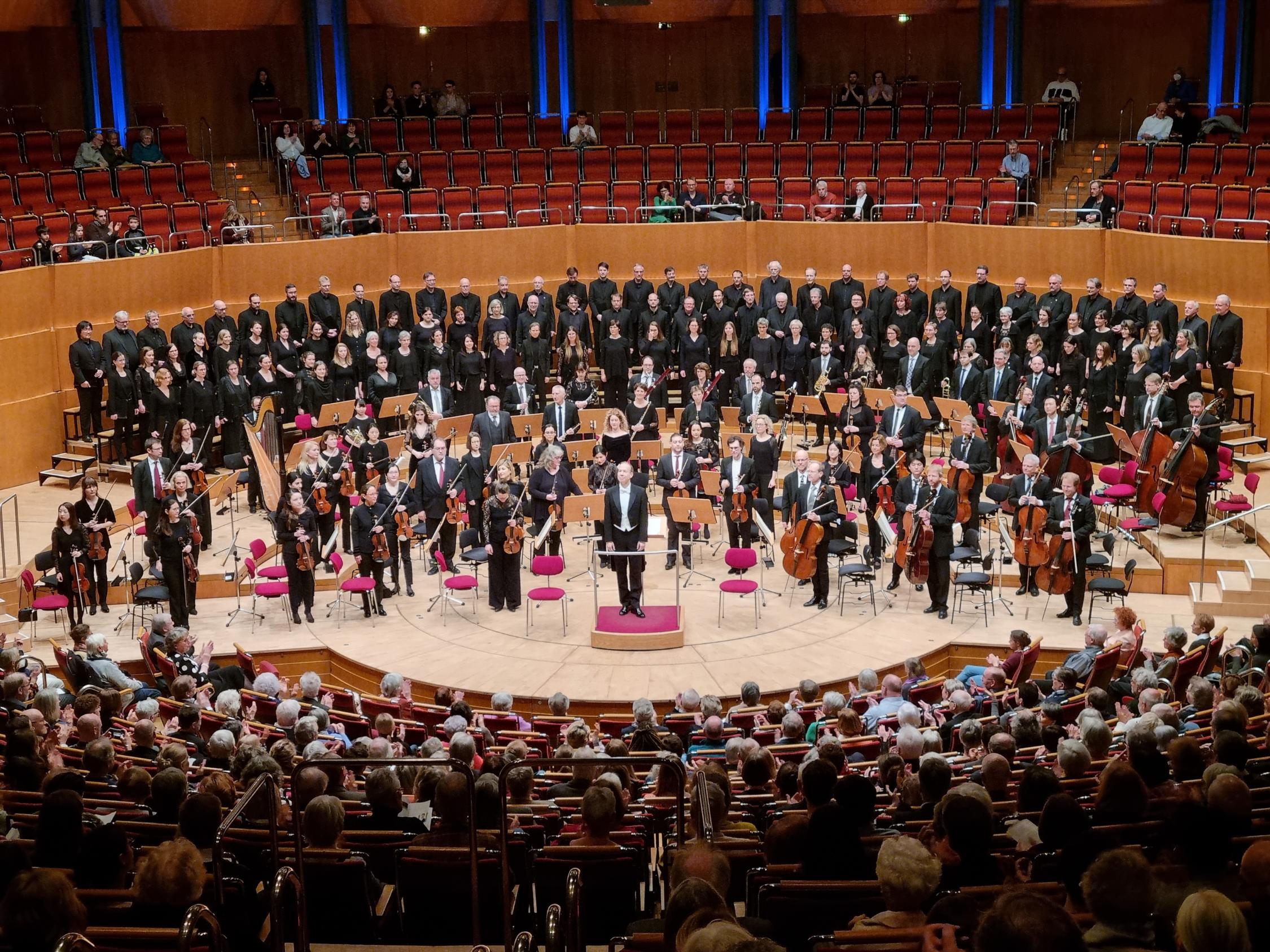 Bonner Kammerchor und Kölner Kantorei im März 2023 in der Kölner Philharmonie