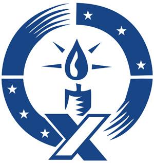 Logo mit Kerze