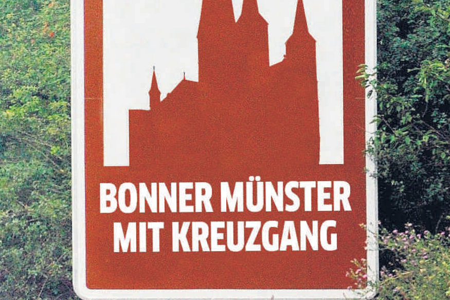 Die Montage zeigt, wie die Schilder an den Autobahnen aussehen könnten.