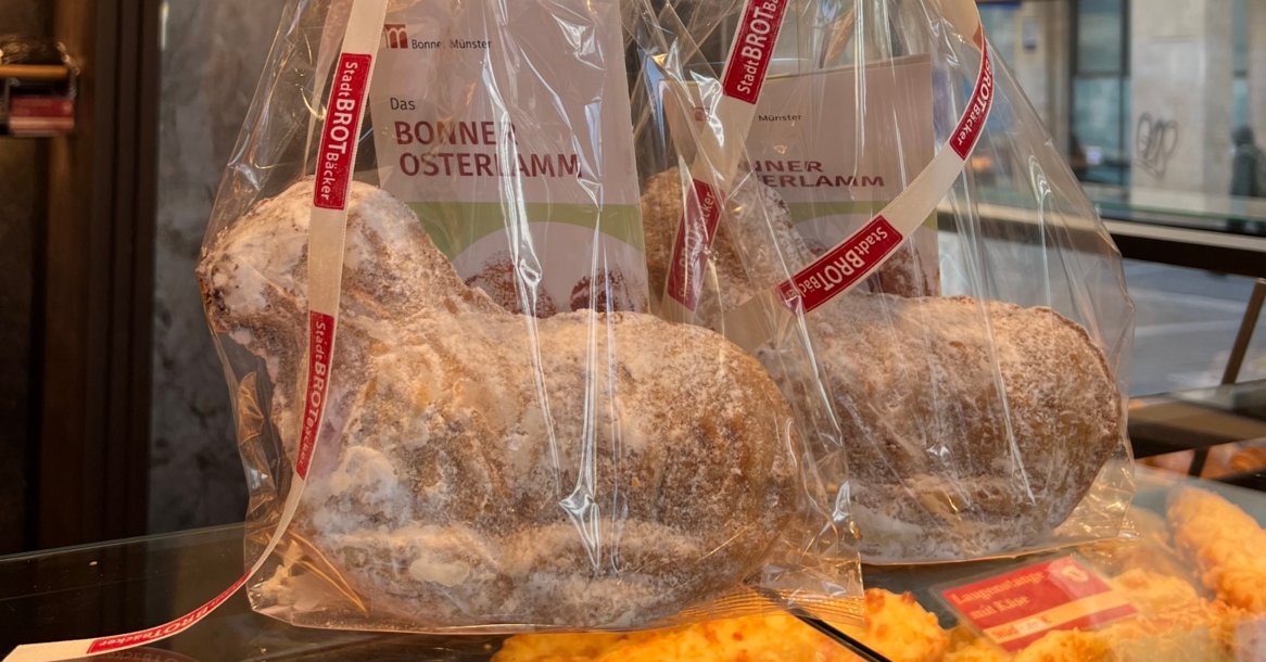 Bäckerei Rott verkauft Bonner Osterlamm | Bonner Münster